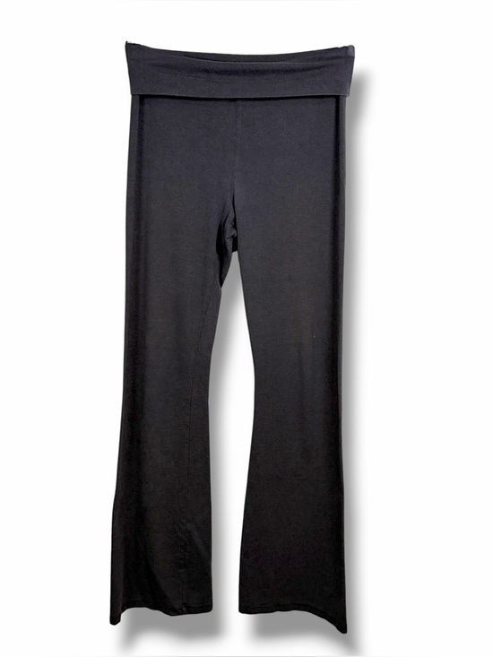 Eco Yoga Pants - ECO YOGA Black Flare Leg Yoga Pant, Size Large
